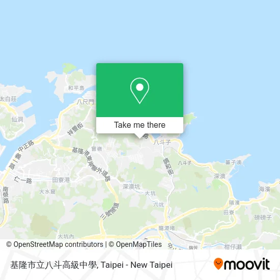 基隆市立八斗高級中學地圖