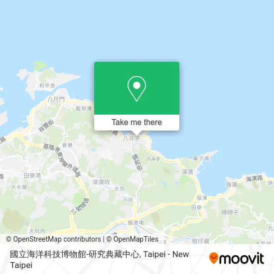 國立海洋科技博物館-研究典藏中心地圖