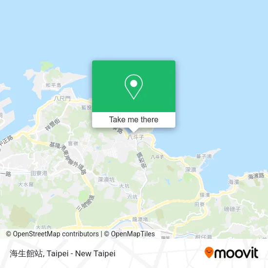 海生館站地圖