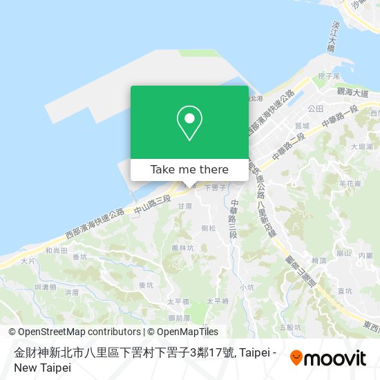 金財神新北市八里區下罟村下罟子3鄰17號地圖