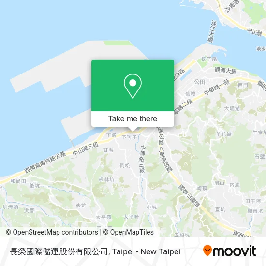 長榮國際儲運股份有限公司地圖