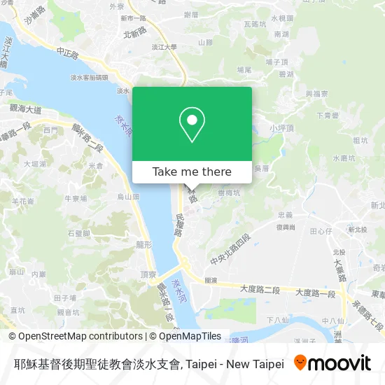 耶穌基督後期聖徒教會淡水支會 map