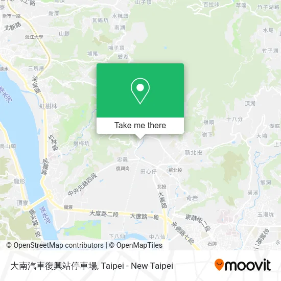 大南汽車復興站停車場地圖