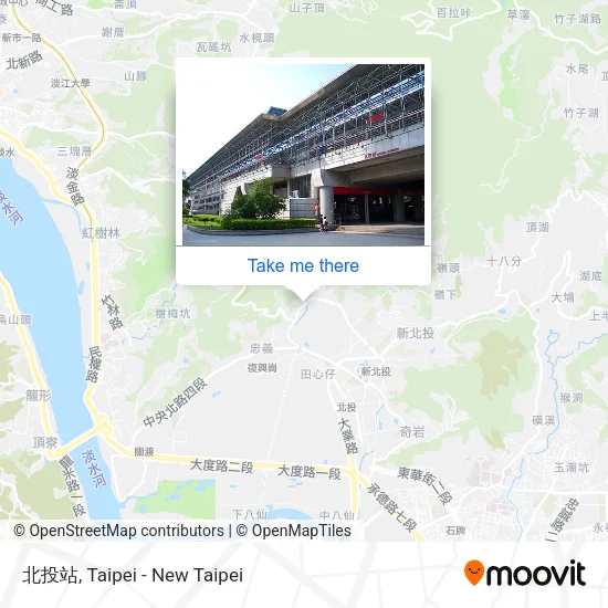 北投站 map