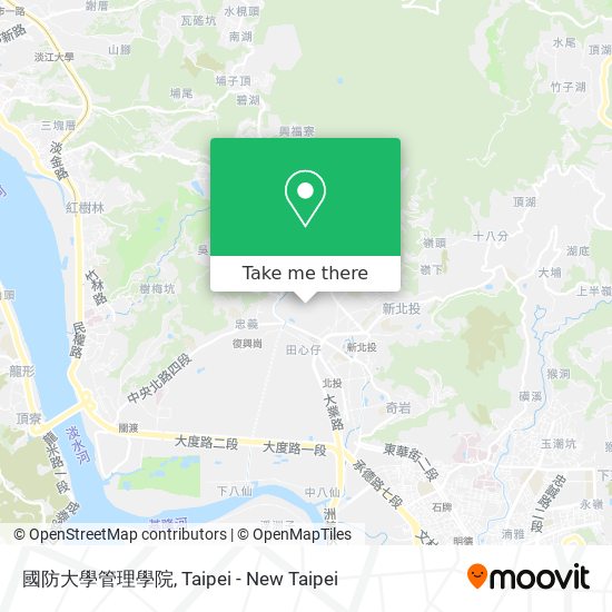 國防大學管理學院 map