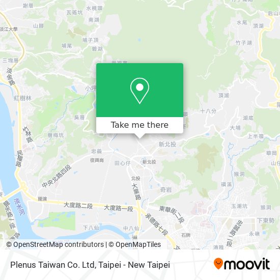 Plenus Taiwan Co. Ltd map