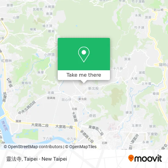 靈法寺地圖