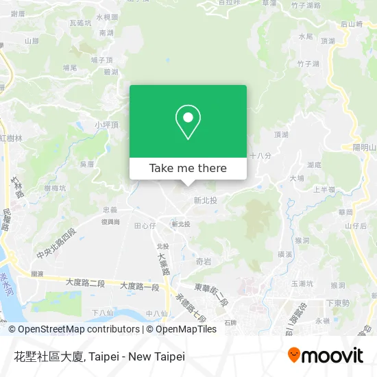 花墅社區大廈地圖