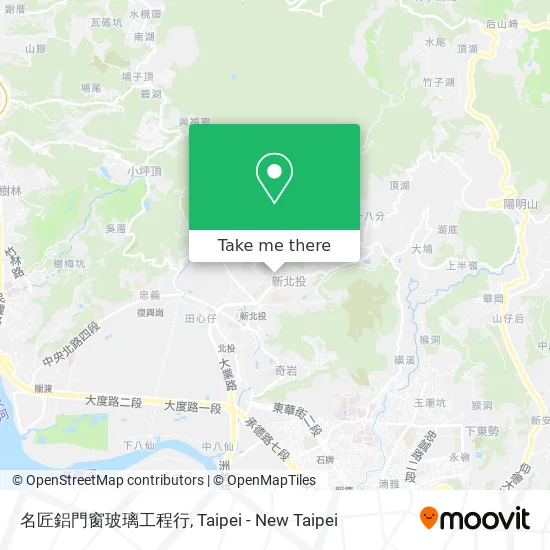 名匠鋁門窗玻璃工程行地圖