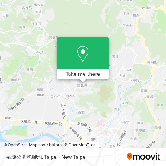 泉源公園泡腳池地圖