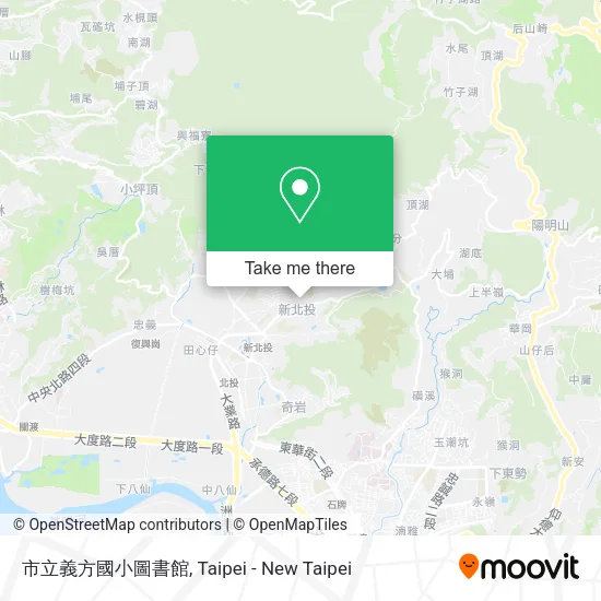 市立義方國小圖書館地圖