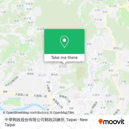 中華郵政股份有限公司郵政訓練所地圖