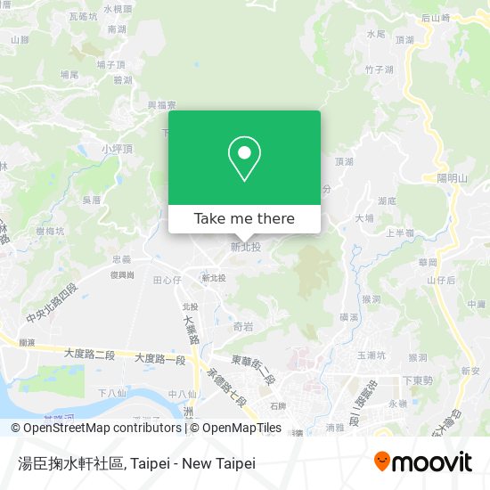湯臣掬水軒社區 map