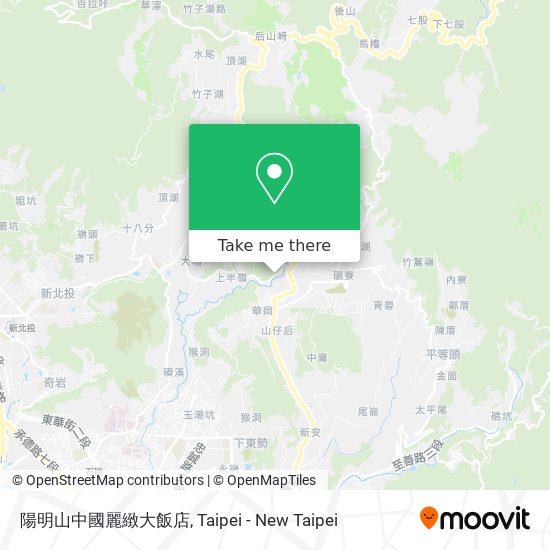 陽明山中國麗緻大飯店 map