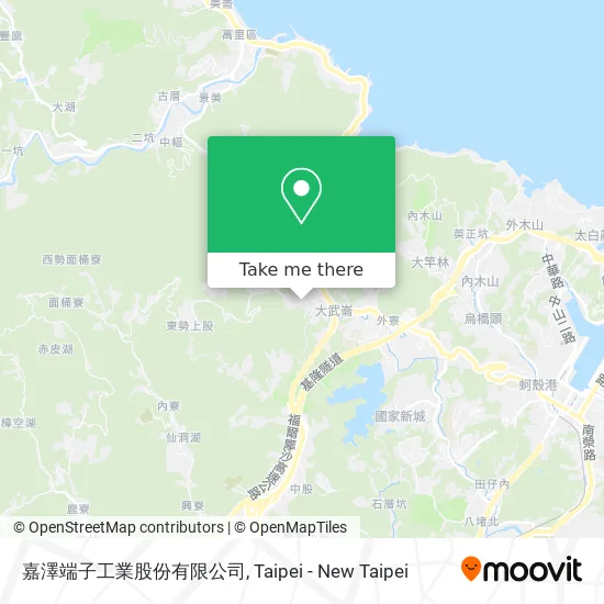 嘉澤端子工業股份有限公司地圖