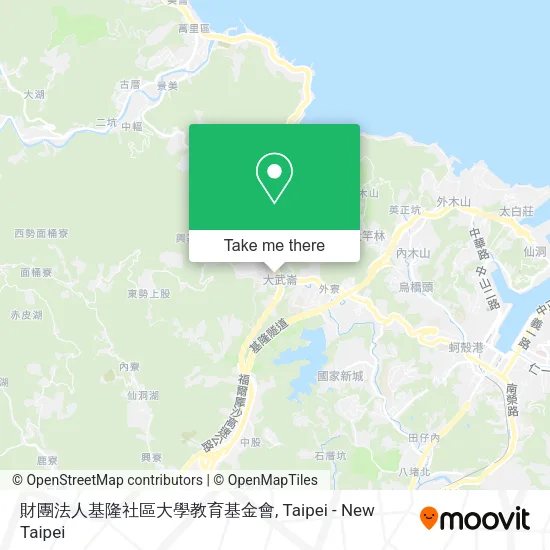 財團法人基隆社區大學教育基金會地圖