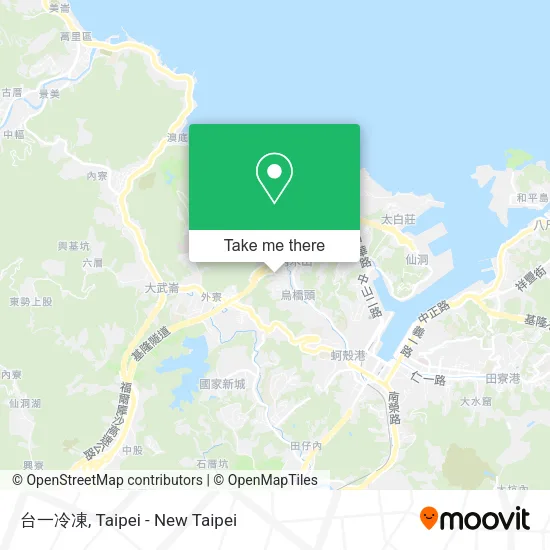 台一冷凍地圖