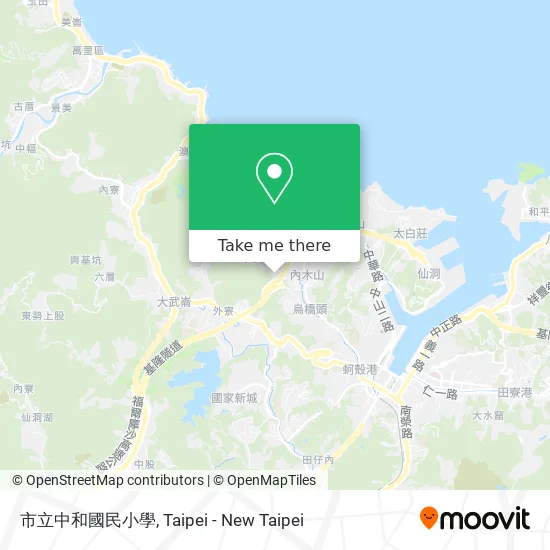 市立中和國民小學地圖