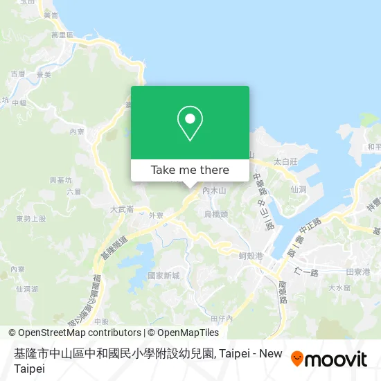 基隆市中山區中和國民小學附設幼兒園地圖