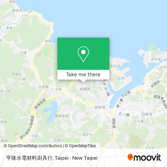 亨隆水電材料廚具行 map