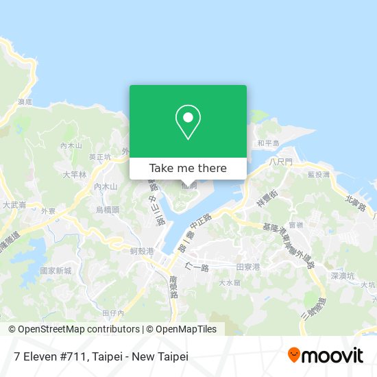 7 Eleven #711 map