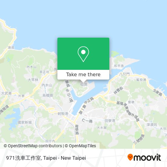 971洗車工作室地圖
