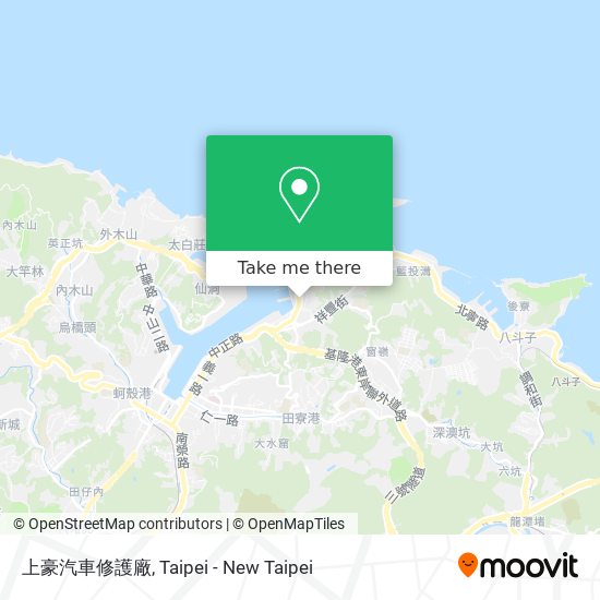 上豪汽車修護廠 map