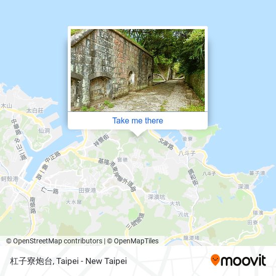 杠子寮炮台 map