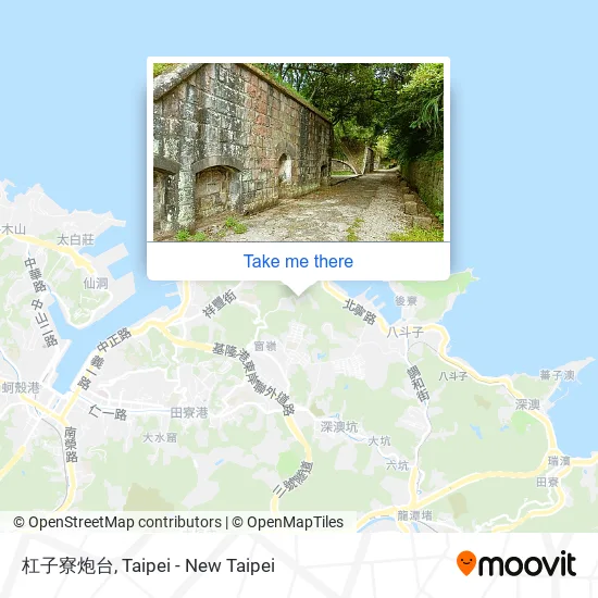 杠子寮炮台 map