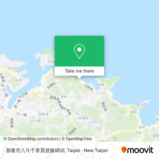 基隆市八斗子星晨遊艇碼頭地圖