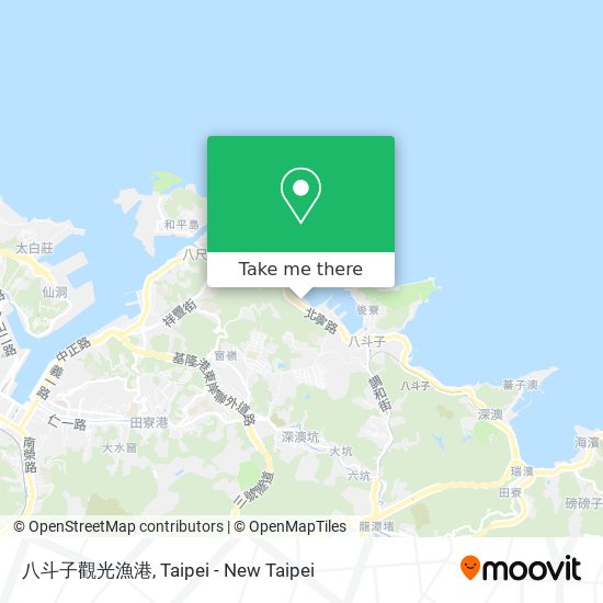 八斗子觀光漁港 map