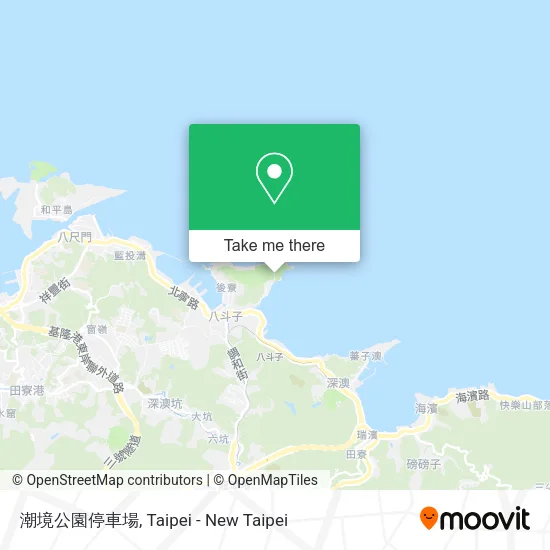 潮境公園停車場 map
