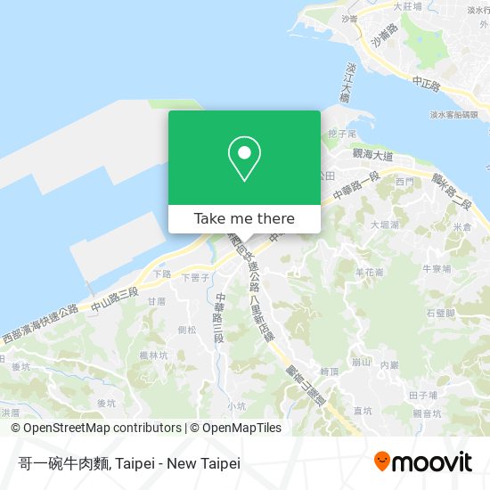 哥一碗牛肉麵 map