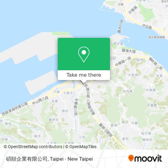 碩頤企業有限公司地圖