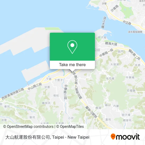 大山航運股份有限公司地圖
