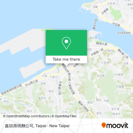 鑫囍壽桃麵公司 map