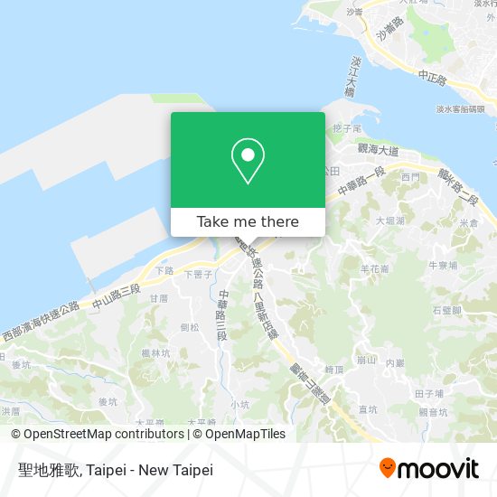 聖地雅歌 map