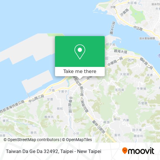 Taiwan Da Ge Da 32492 map