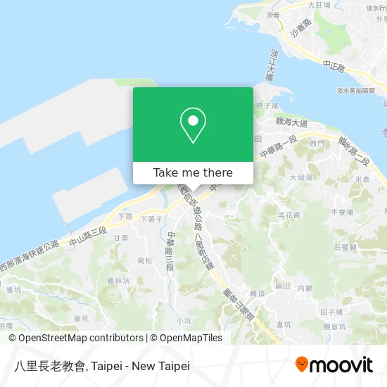 八里長老教會 map