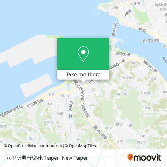 八里昕典音樂社 map