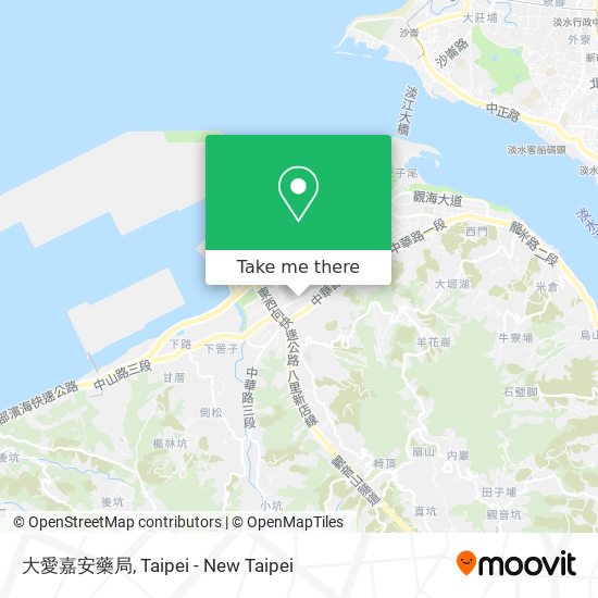大愛嘉安藥局 map