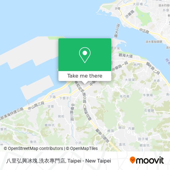 八里弘興冰塊.洗衣專門店 map