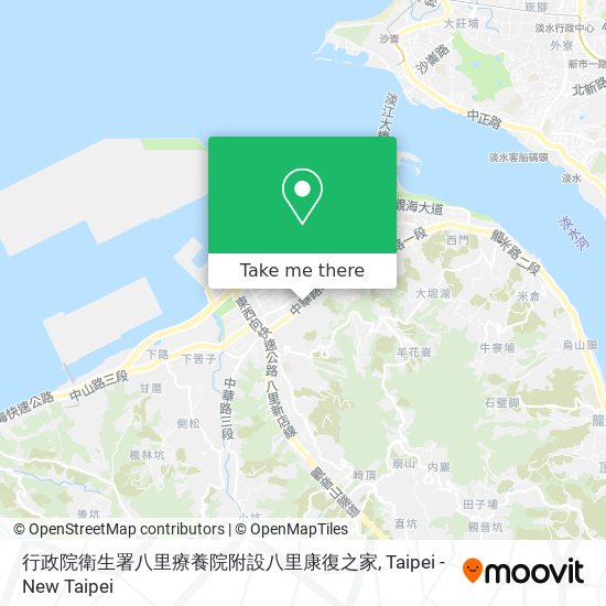 行政院衛生署八里療養院附設八里康復之家 map