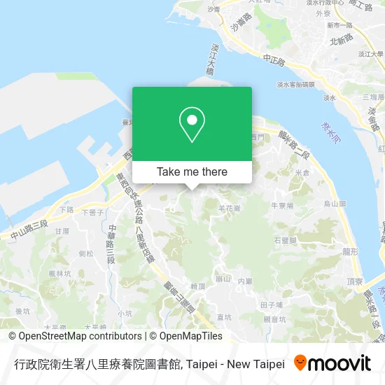 行政院衛生署八里療養院圖書館 map