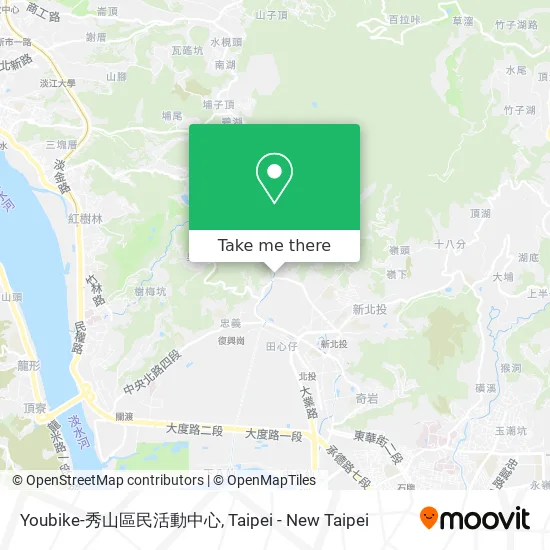 Youbike-秀山區民活動中心 map