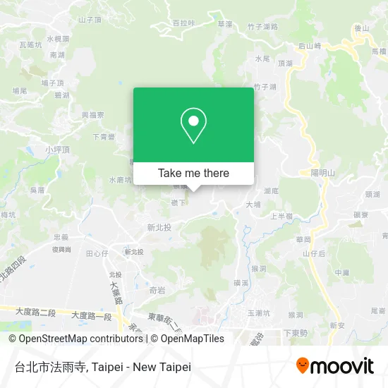 台北市法雨寺地圖