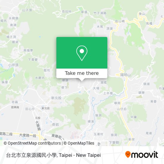 台北市立泉源國民小學地圖