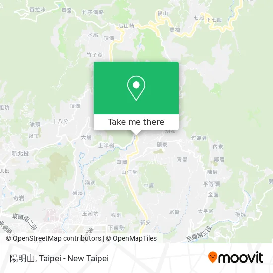 陽明山 map