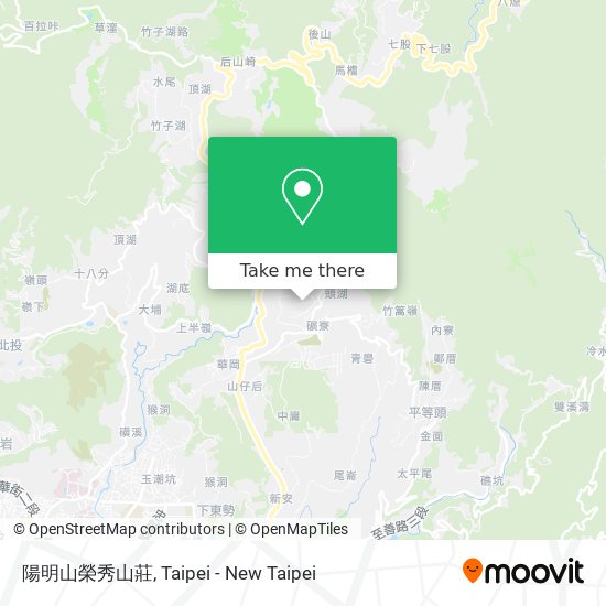 陽明山榮秀山莊 map
