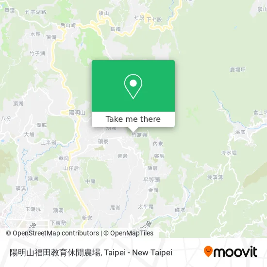 陽明山福田教育休閒農場 map